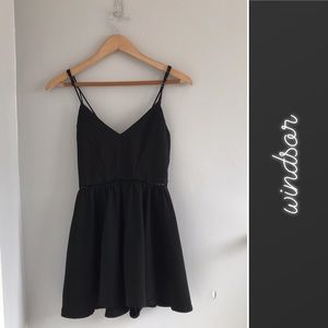Windsor Black Romper NWT